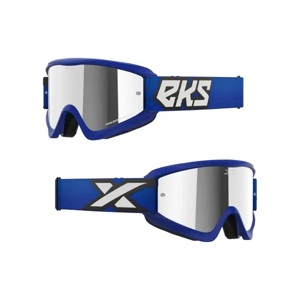 Expressversand EKS GOX Flat-Out Brille Blau -Silbern verspiegelt