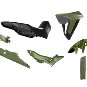 Rtech T-ALP REVOLUTION PlastikKit Für Honda Transalp 750 2023- Navy Grün Versand Am Gleichen Tag