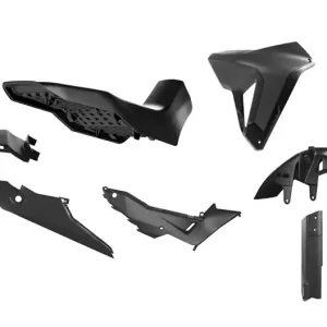 Rtech T-ALP REVOLUTION PlastikKit Für Honda Transalp 750 2023- Schwarz Sale
