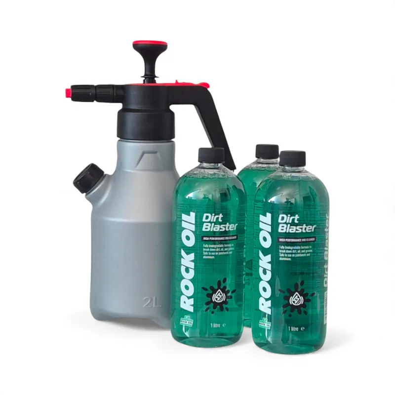 Schneller Versand Rock Oil Dirt Blaster 3 L + 2 L Schaumsprüher – Ready to Clean!