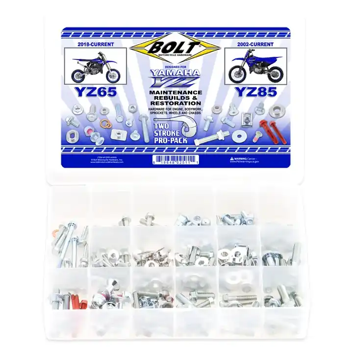 Highlight BOLT Pro-Pack Schraubenkit für Yamaha 2018+ YZ65, 2002+ YZ85
