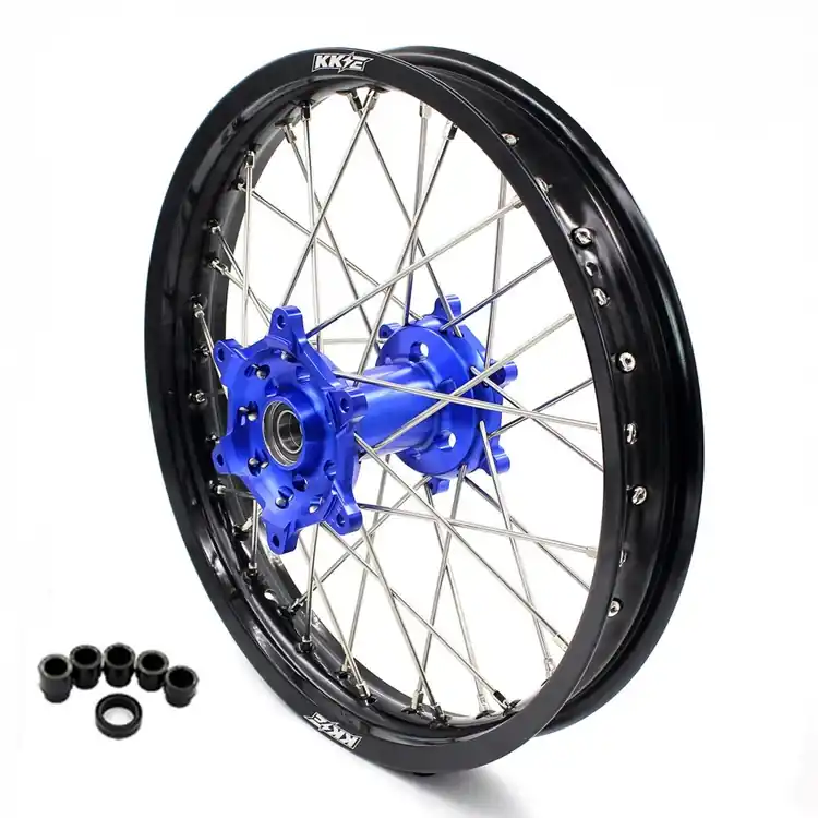 ZAP/KKE Hinterrad für Yamaha YZ 125/250 99-, 250F/450F 03-. WR 450F 19-, 250F 20- 21×1.60/19×2.15 Blau Beliebt