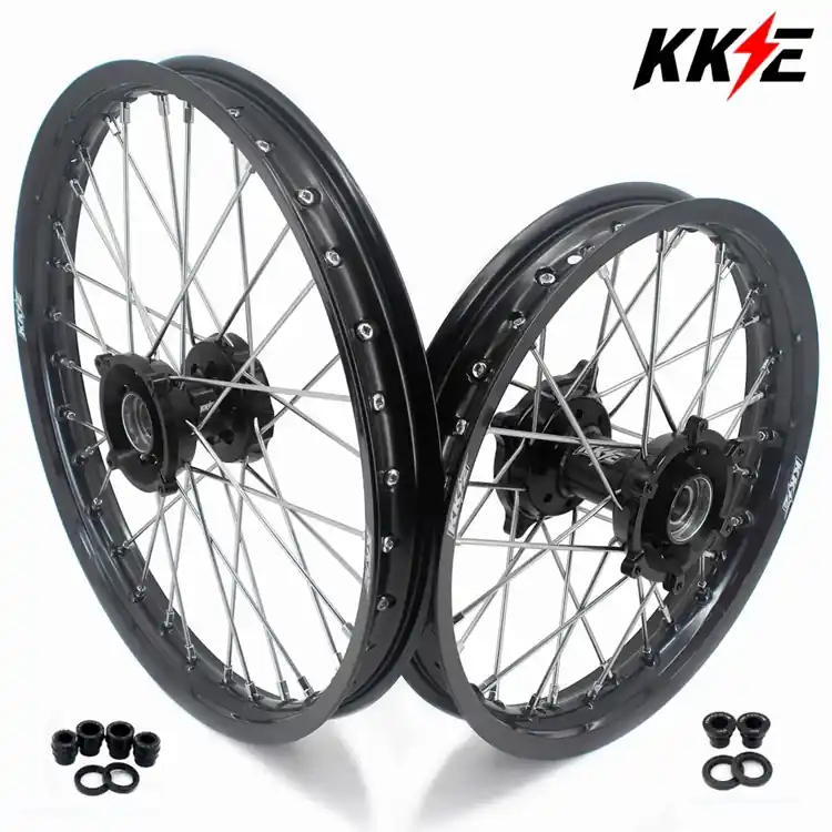KKE Radsatz für KTM SX 85 25-, HSQ TC 85 25-, GG MC 85 25- 19×1.60/16×1.85 Schwarz Super-Preis