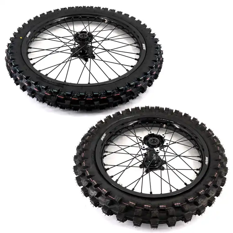 KKE Radsatz für SUR-RON Ultra Bee 21/18 Schwarz mit CST MX Reifen Montiert Kostenloser Versand