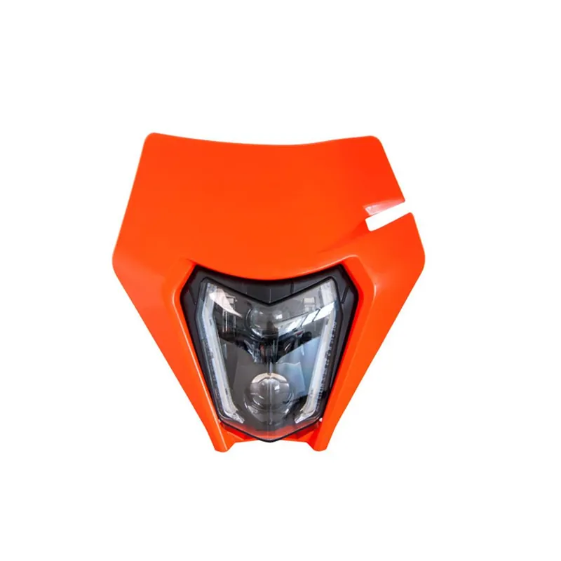 Preisknaller Rtech Lampenmaske mit Led Scheinwerfer für KTM EXC 14-23 mit E-Nummer
