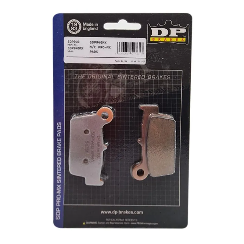Mega-Angebot DP PRO-MX Bremsbeläge hinten für Nissin Yamaha YZ(F) 03-, KXF 04-, RM(Z) 04-, Beta RR 13-