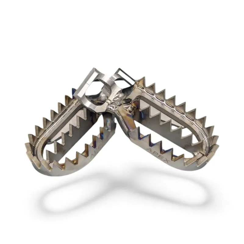 Raptor Titanium Fußrasten KTM / Husqvarna / GasGas 50 & 65 ab 2024 | Titan 57 mm Echt