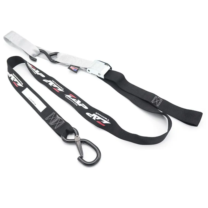 Spanngurte ZAP 2-teilig, 40mm breit, Soft Hook -Made in USA- Grau Geprüft