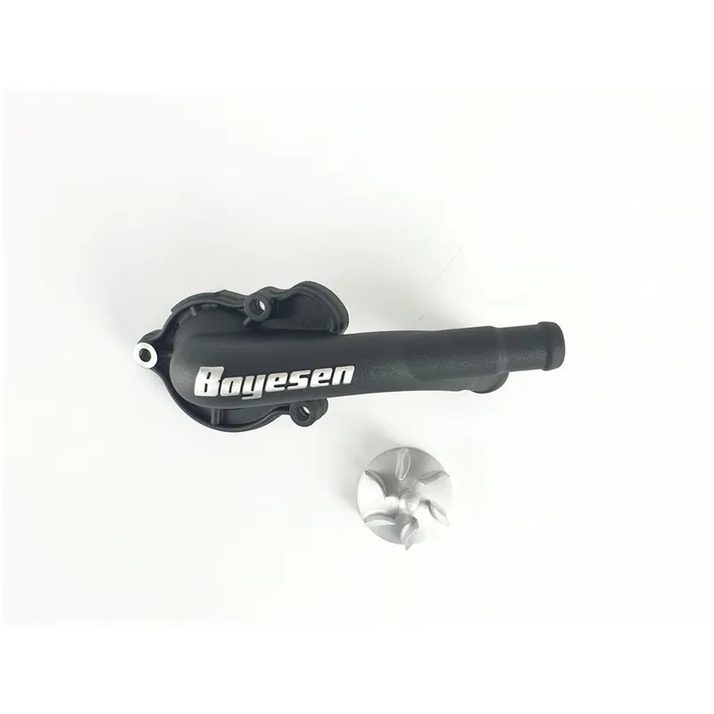 Saisonangebot Boyesen SUPERCOOLER Wasserpumpendeckel und Impellerkits Honda CRF 450 21-24 Schwarz