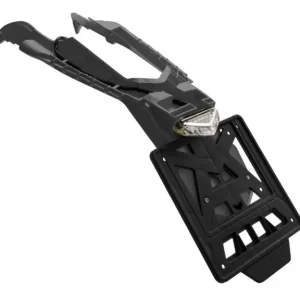 Zertifiziert Rtech Kennzeichenhalter / Rücklicht Husqvarna TE/FE 24- mit Integra system Schwarz