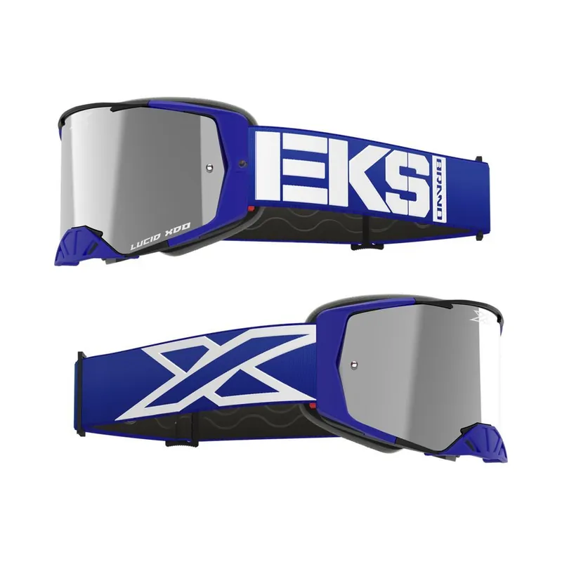 Wochenendangebot EKS Lucid Brille Caliber Königsblau Glas silber verspiegelt