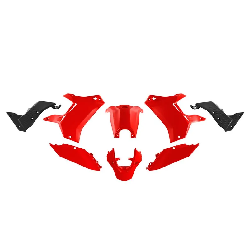 Direktkauf Rtech T7 REVOLUTION Plastik kit für Yamaha Tenere 700 2019-2024 Rot/Schwarz