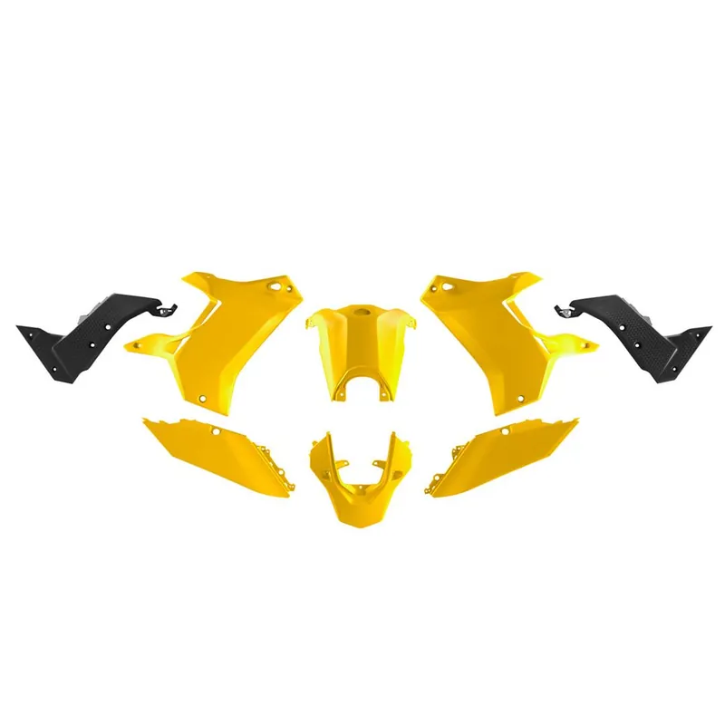 Bestseller Rtech T7 REVOLUTION Plastik kit für Yamaha Tenere 700 2019-2024 YZ-Gelb/Schwarz