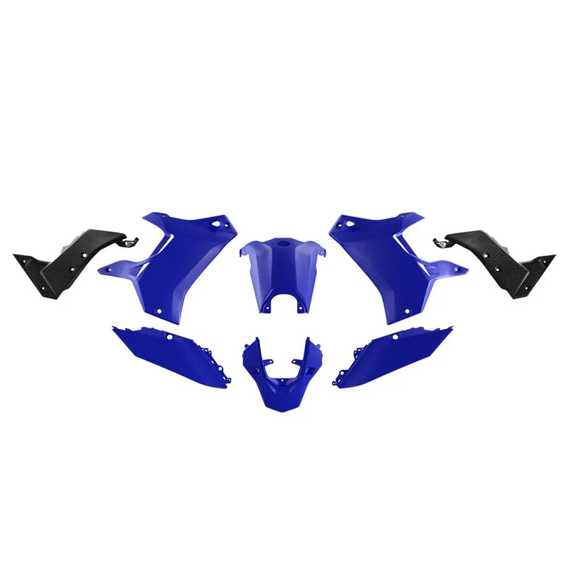 Versand Am Gleichen Tag Rtech T7 REVOLUTION Plastik kit für Yamaha Tenere 700 2019-2024 Blau/Schwarz