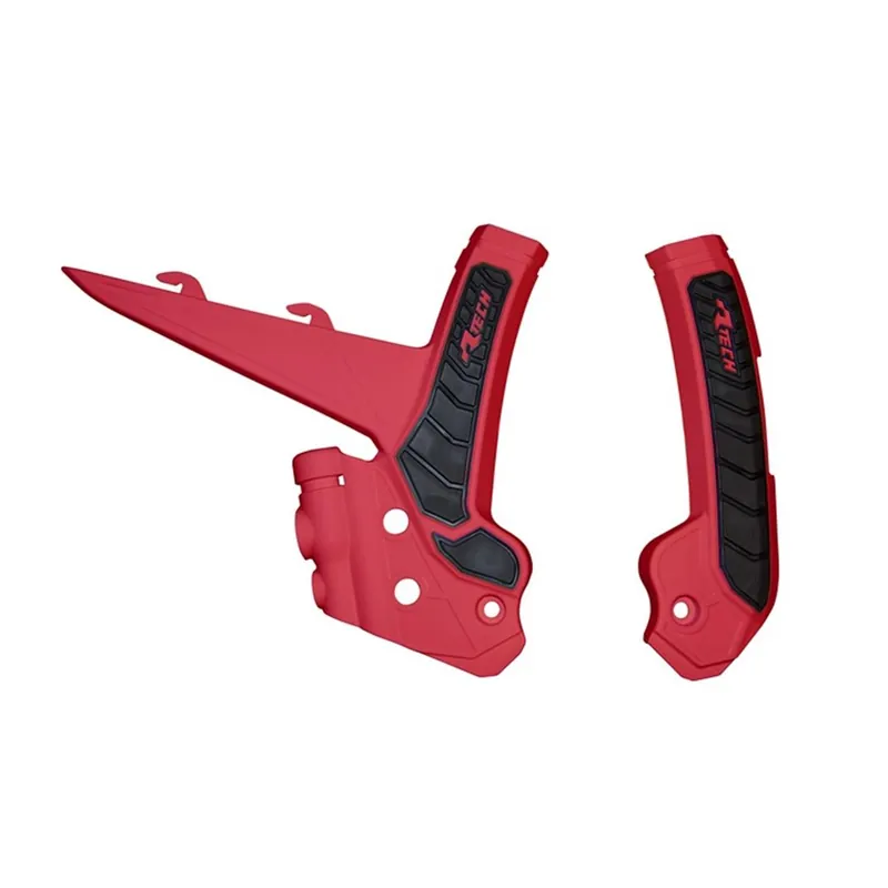 Abverkauf Rtech Grip Rahmenschützer für GasGas MC/EC 24- Rot/Schwarz