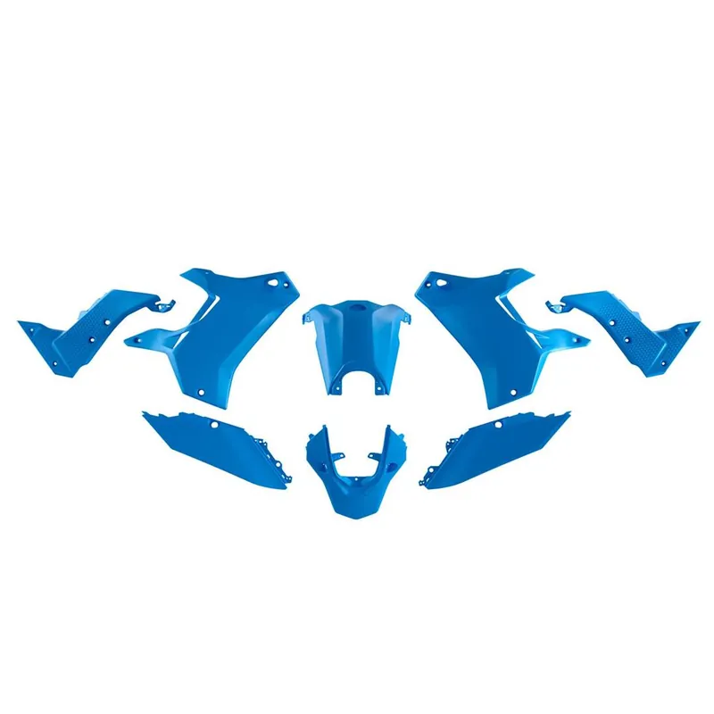 Versand Am Gleichen Tag Rtech T7 REVOLUTION Plastik kit für Yamaha Tenerè 700 2019-2024 Hellblau