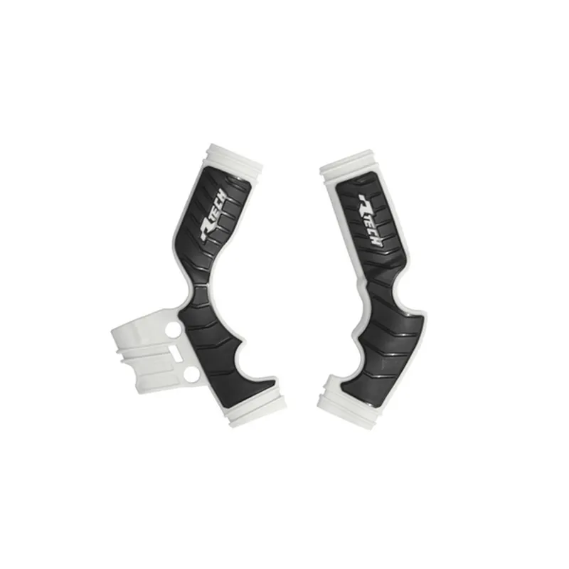 Rtech Grip Rahmenschützer für KTM SX 65 16-23, Husqvarna TC 65 17-23, GasGas MC 65 21-23 Weiß/Schwarz Direkt Vom Hersteller