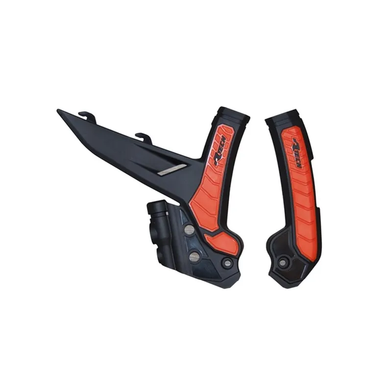 Begrenztes Angebot Rtech Grip Rahmenschützer für KTM SX/F 23-, EXC 24- Schwarz/Orange