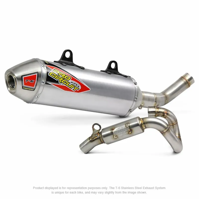 Schnäppchen Pro Circuit T-6Stainless Steel System für KTM SX-F 250/350 16-18 SS/AL