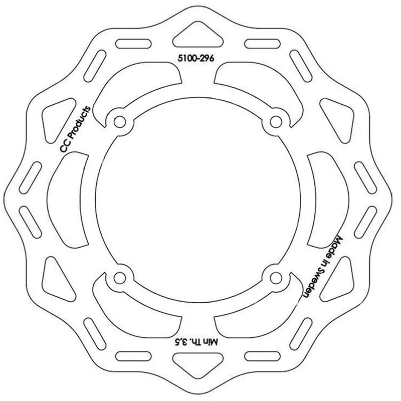 Bremsscheibe hinten für KTM SX 85, Husqvarna TC 85, GasGas MC 85 220mm Spezial Expressversand