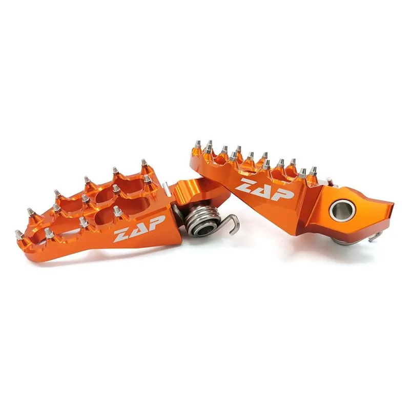 ZAP E-Peg Fußraste für KTM SX/F 16-22, EXC 17-23 Orange Preis Gesenkt
