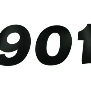 Neuheit ZAP TechniX Zahlen 10cm schwarz Ami. ( 25 st )