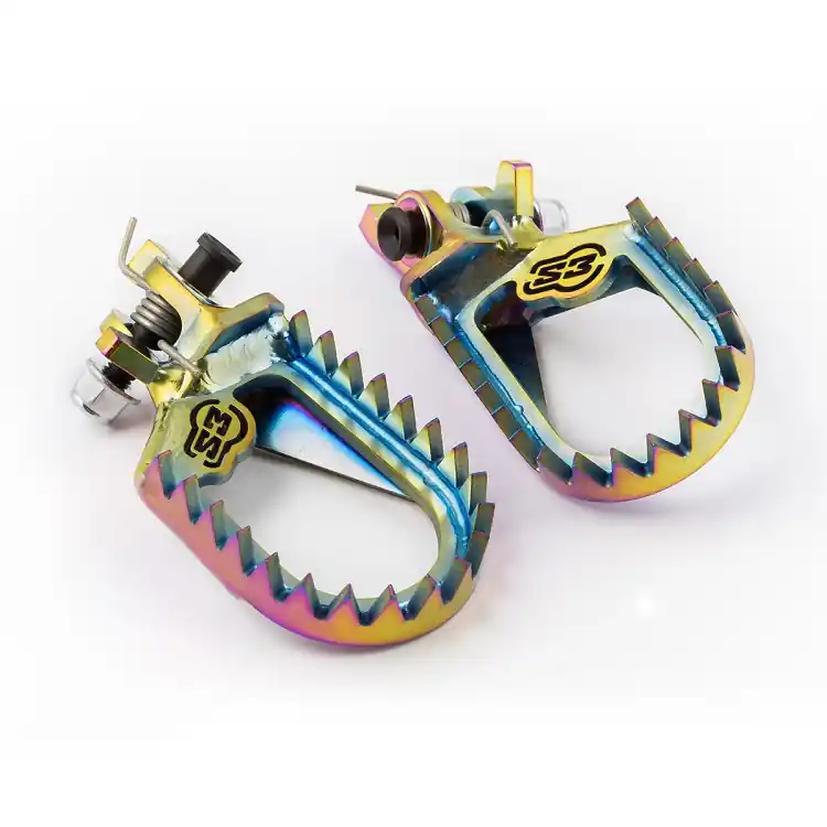 S3 Punk Titan Fußrasten für Honda CR-CRF 02- Rainbow Bestpreis