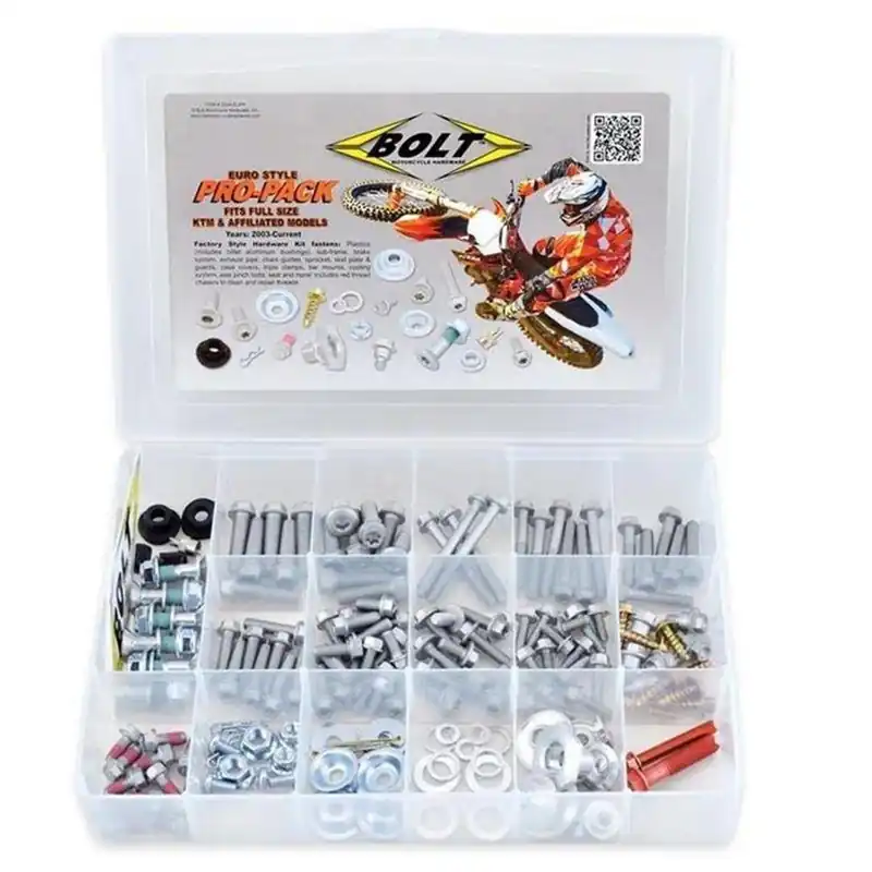 Heißes Angebot BOLT Pro-Pack Schraubenkit EURO für KTM 180-teilig