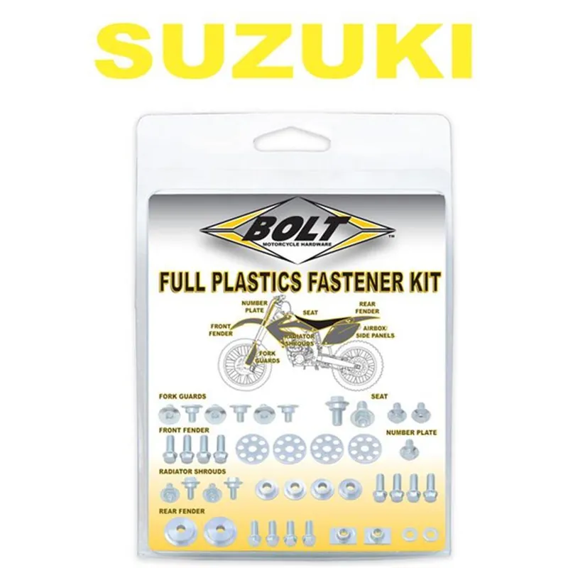 BOLT Schraubenkit für Plastikteile Suzuki RMZ 450 18-, 250 19- Meistverkauft