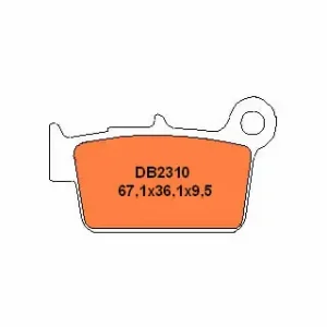 Bremsbeläge hinten Yamaha YZ(F) 03-, Kawasaki KXF 04-, Suzuki RM(Z) 04-, Fantic XX/XE CARBON Abverkauf