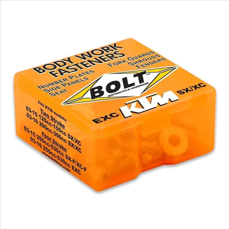 BOLT Schraubenkit für Plastikteile für für KTM EXC 03-16, SX(F) 03-15 Versand Am Gleichen Tag