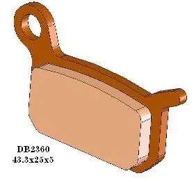 Markenware Bremsbeläge hinten für KTM SX 65 04-08, 50 02-