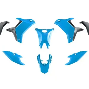 Rtech T7 REVOLUTION Plastik kit für Yamaha Tenere 700 2025- Hellblau/Schwarz Neue Ware