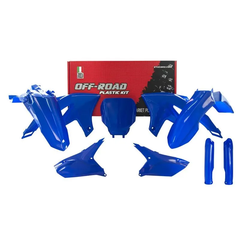 Versand Am Gleichen Tag Plastik Komplett Kit Yamaha YZ 450F 23-, 250F 24- Blau 7tlg.