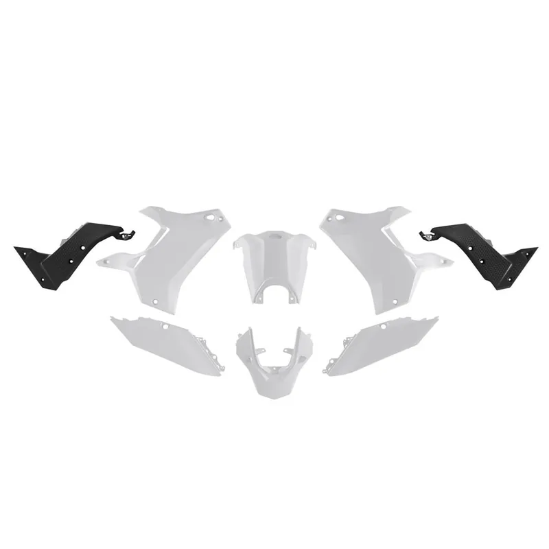 Rtech T7 REVOLUTION Plastik kit für Yamaha Tenere 700 2019-2024 Weiß/Schwarz Knallerangebot