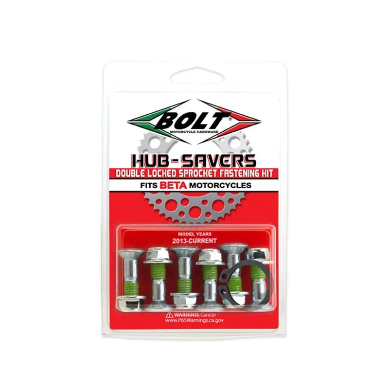 Neue Ware BOLT Kettenradschrauben kit doppelt gesichert Beta 6er Pack