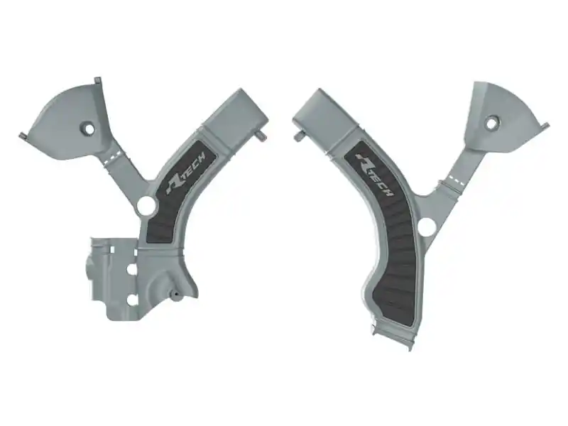 Rtech Grip Rahmenschützer für Triumph 250/450 24- Grau/Schwarz Finale Aktion