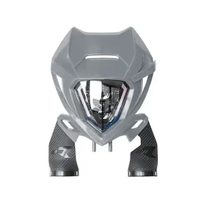 Preis Gesenkt Rtech Lampenmaske mit LED- Scheinwerfer für Beta RR 20-24 Grau mit E-Nummer