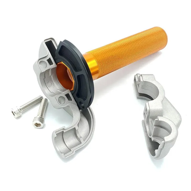 Sonderaktion ZAP Racing-Pro Gasgriff mit Lager und Teflon Buchse – für KTM 4-Takt SX / EXC ab 2016- in Orange