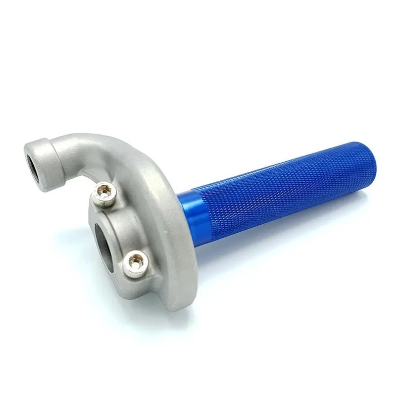 Neue Ware ZAP TechniX Racing-Pro Gasgriff mit Lager und Teflon Buchse – für KTM 2-Takt SX / EXC ab 2016- in Blau