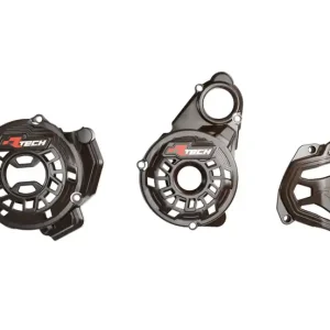 Rtech Motorgehäuse Schutz Abdeckungen für Kove Xpro/Rally 800 2024- Schwarz Sofort Bestellen