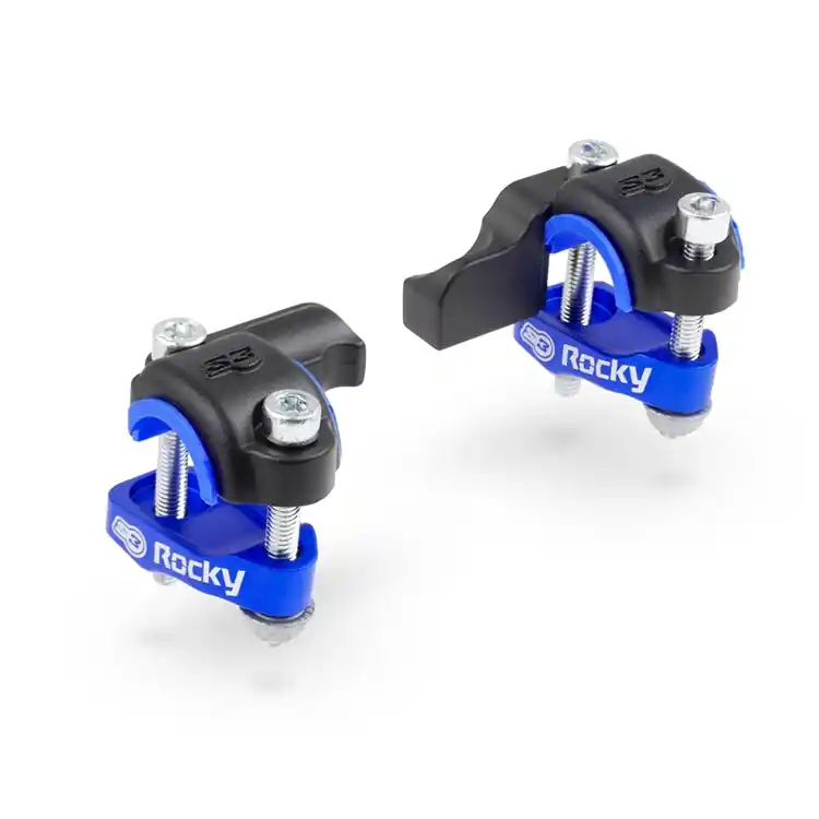 Versand Am Gleichen Tag S3 Armaturen Saver kit L+R mit Sliderklemmenfür Brembo KTM/HSQ/GG/Sherco Blau