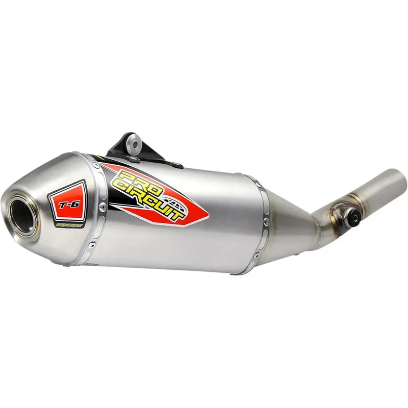 Pro Circuit T-6 Slip On Edelstahl Schalldämpfer Kawasak KXF 250 2020-2023 Meistverkauft
