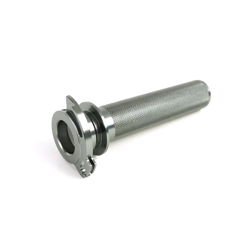 Aktuell ZAP ALU Gasgriffhülse für Beta 4t 16-, KTM SX 50 65 -20 (Domino) mit Lager Titan