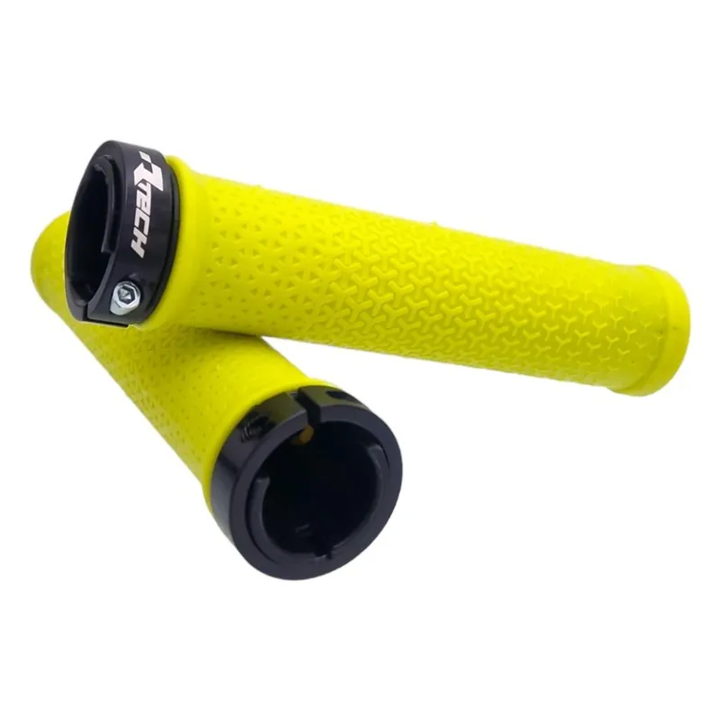 Versand Am Gleichen Tag R-Bike Fahrrad Lock-on Griffe Neon Gelb