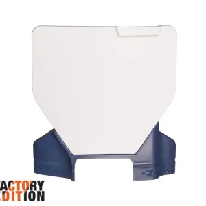 Markenprodukt Factory Nummerntafel vorn Husqvarna TC/FC 23- Weiß/Blau