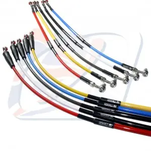 Venhill Bremsleitung Hinten Honda CR 125 87-97, 250 87-96, 500 87-01 Schwarz Gratis Versand