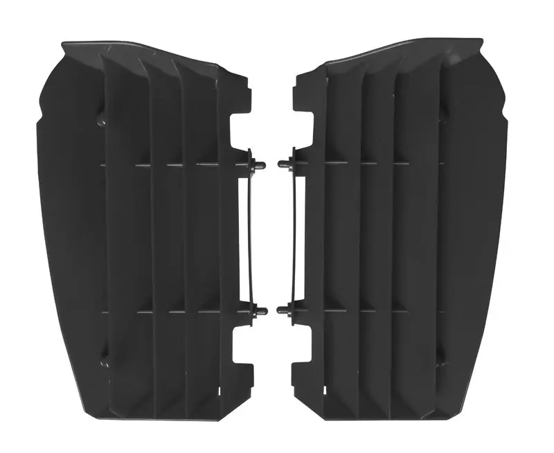 Rtech Kühlerschutzlamellen Yamaha YZ 125/250 22- Schwarz Garantierte Lieferung