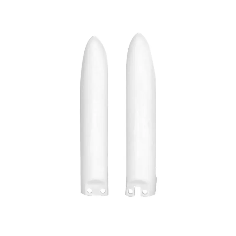 Markenprodukt Gabelprotektor Kawasaki KX85 01-13 KX100 04-13 weiß