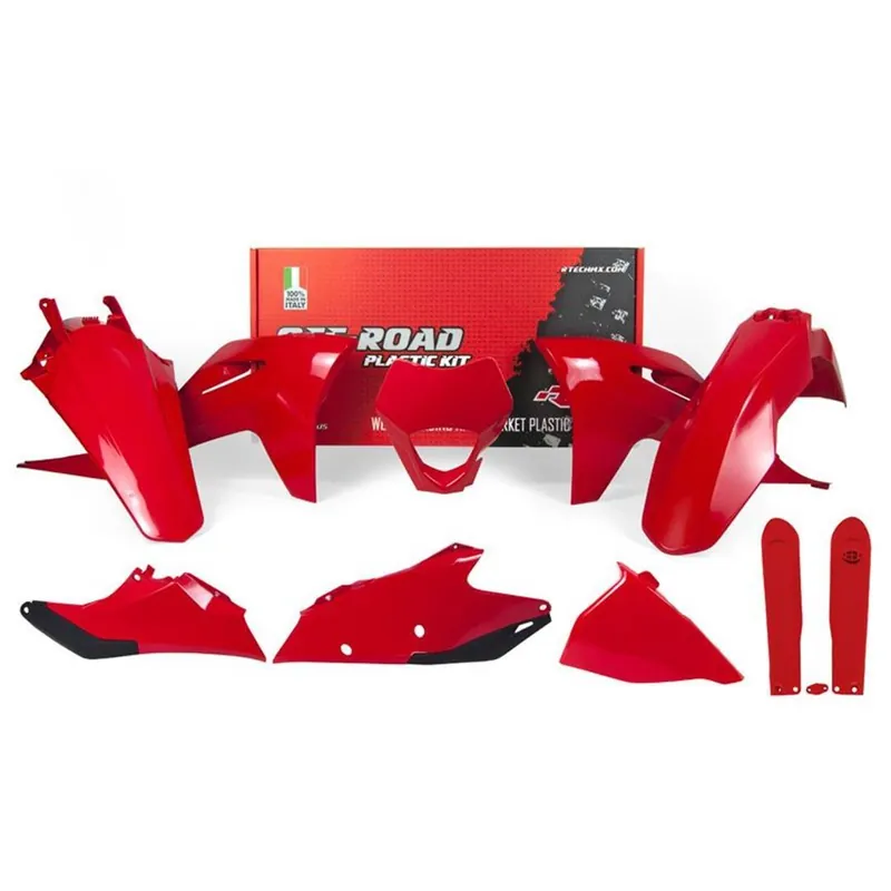 Rtech Plastik Komplett Kit GasGas EC 21-23 Rot 7-teilig Gratis Versand